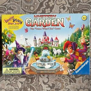 4/$20 Ravensburger Mystery Garden The “Guess What I See” Game *Flaw